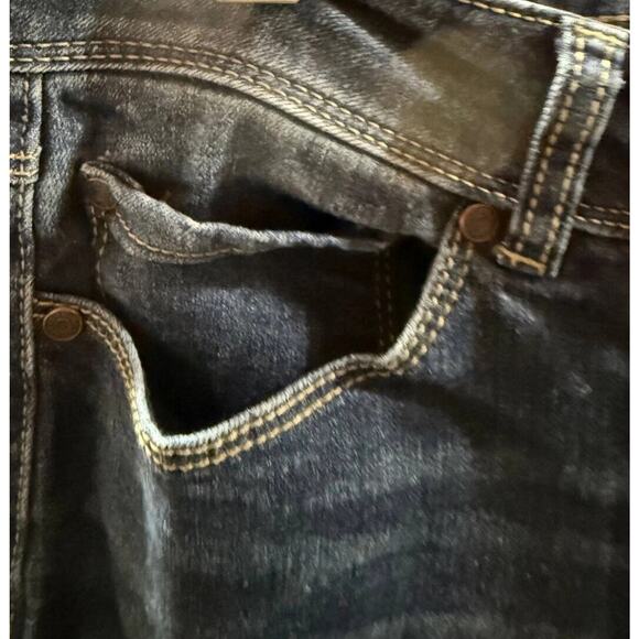 EST. 1946 Capri Jeans Women Petite 14 Blue Denim 5 Pockets High Waisted Comfort - Picture 5 of 8